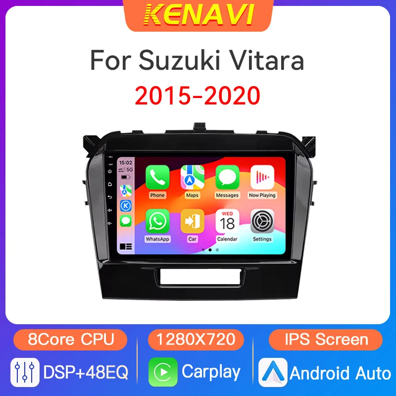 

2 Din Android Car Stereo Radio Multimedia Video Player For Suzuki Vitara 2015 - 2020 GPS RDS DSP Wireless Carplay Auto Head Unit