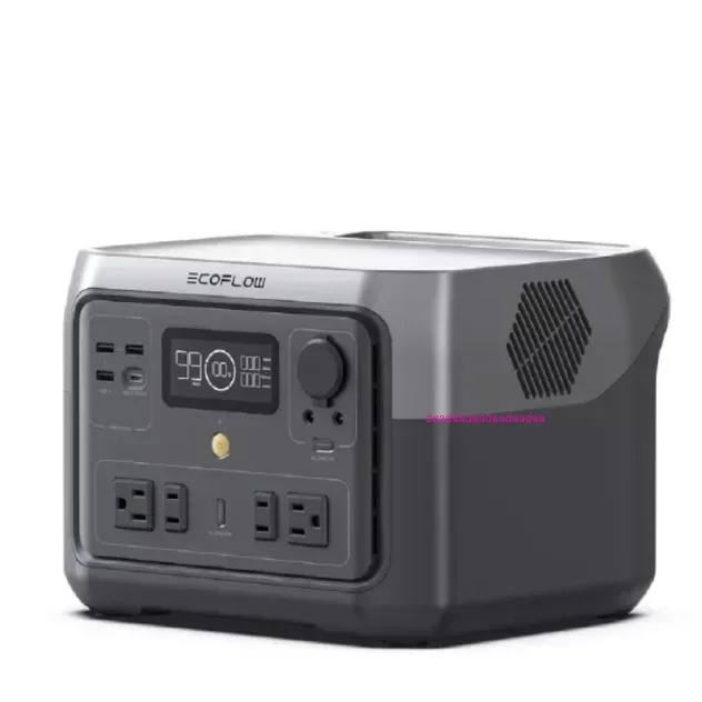 ECOFLOW RIVER 2 Pro MAX Mini dodatkowa przenośna elektrownia 600 W 720 W Outdoor Camping RV zapasowa bateria litowa 200000 gniazd mAh