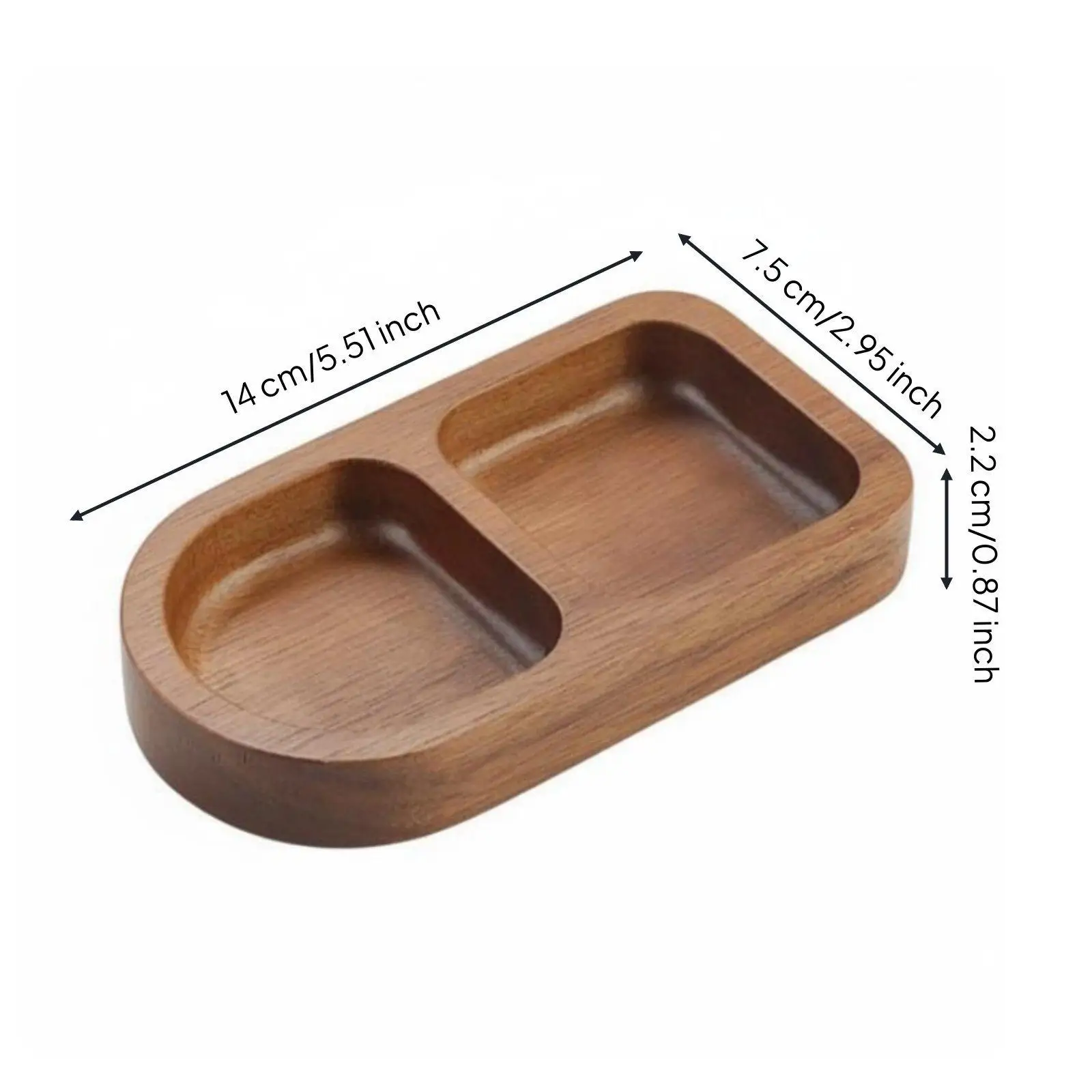 Korean side plates (set of 2 to 6), compartmentalized, designer