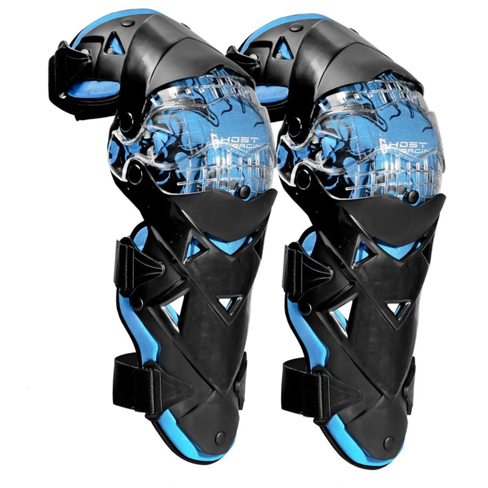

Knee Protector Motorcycle Shin Guard Armor Kneepad Adjustable Strap for Scooter and BMX Sports