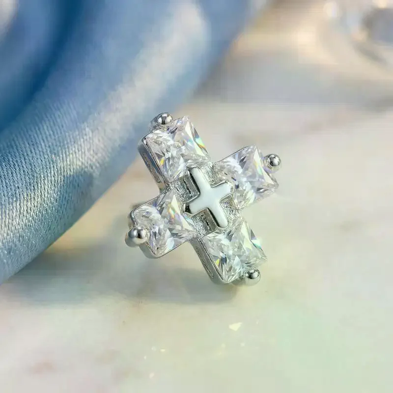 3Pcs Fashion Wing Stud Earrings Creative Angel Wings Shiny Crystal Personality Ear Bone Nail Jewelry Accessories Gifts