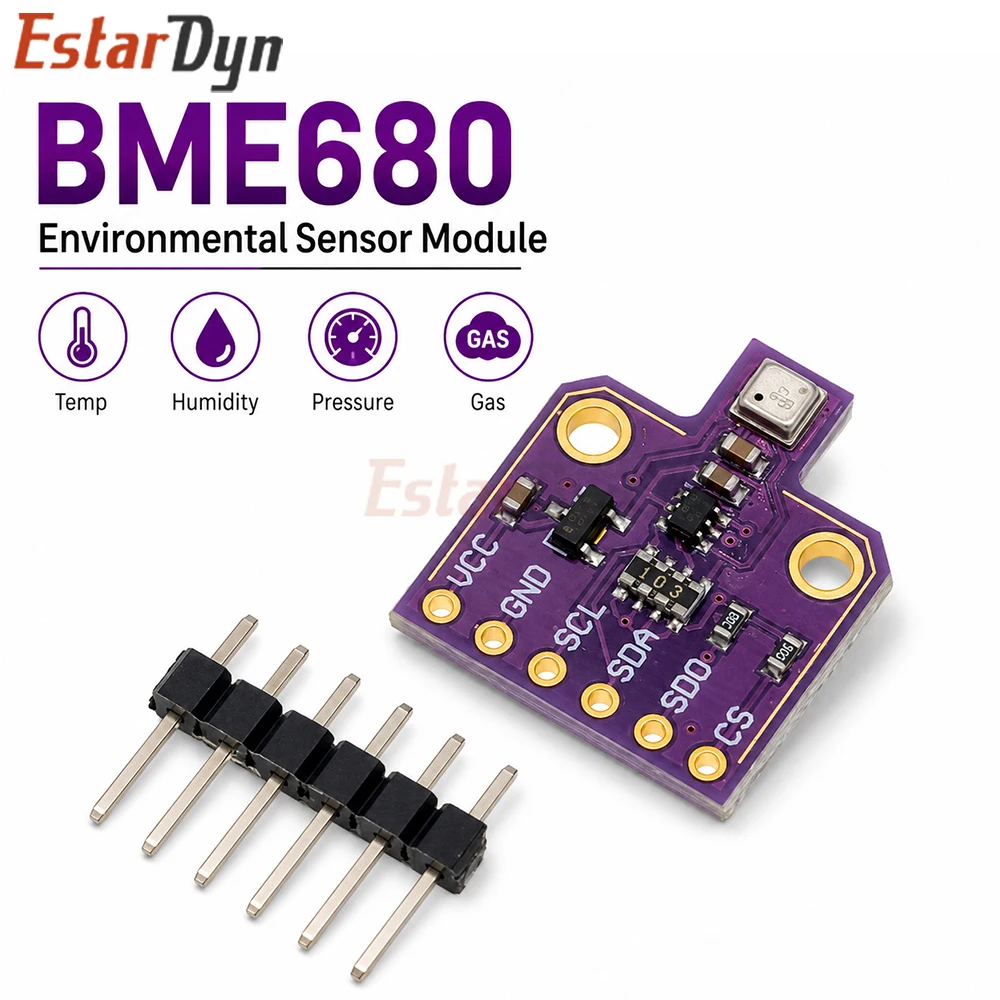 placa-de-desenvolvimento-estardyn-bme680-cjmcu-680-com-sensor-digital-de-temperatura-umidade-pressao-e-gas-i2c-spi-para-qualidade-do-ar-e-altitude
