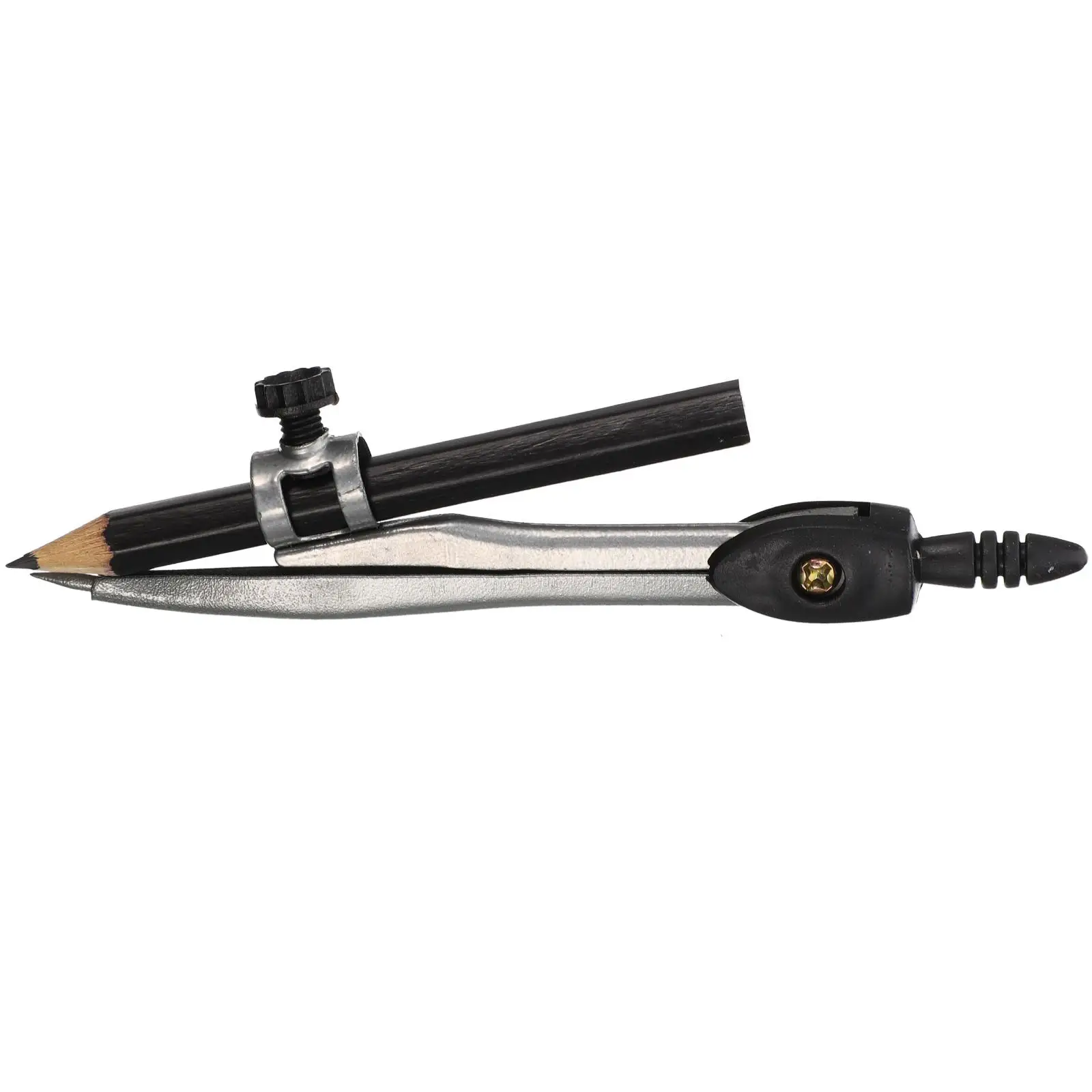 Precision Metal Compass Shiny Coating Drafting Tool Math Students Office Workers Drawing Instruments for