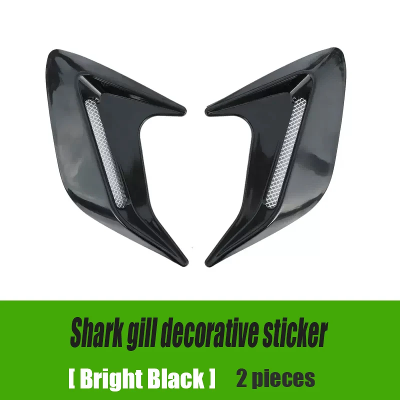 Car Upgrade For BYD Seagull Dolphin Mini 2023 2024 Simulated Shark Gill Vent Outlet Decorative Sticker Car Accessories