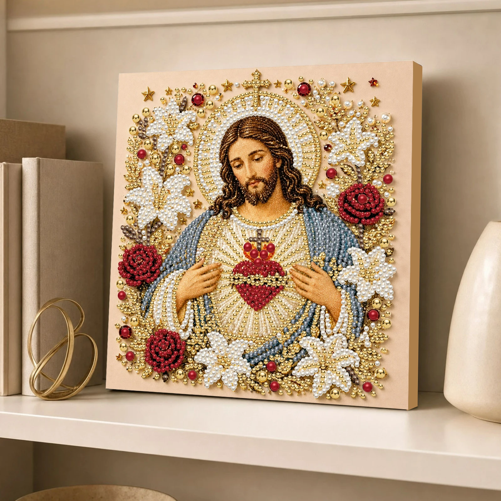Resin Art Mary - Jesus Virgin Mary DIY Diamond Painting