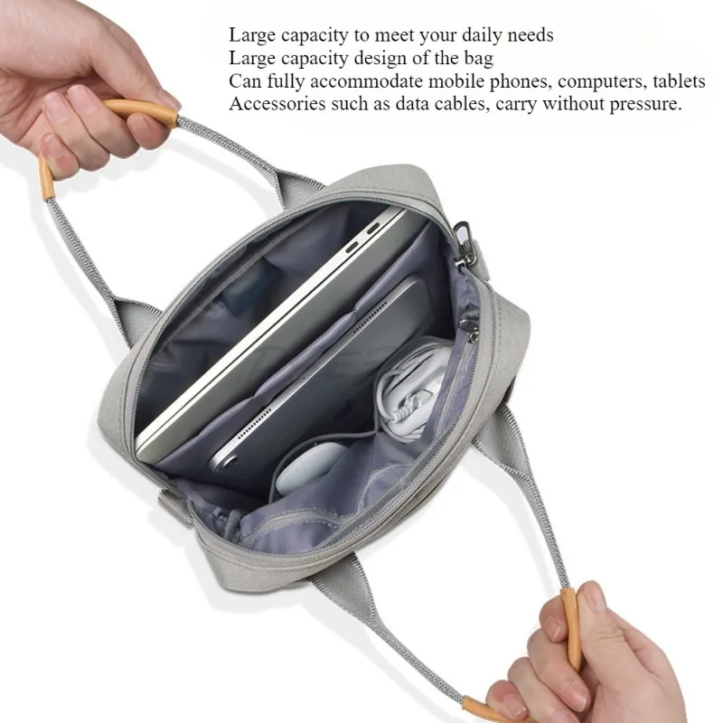 Portable 12-13 Inch Laptop Messenger Bag