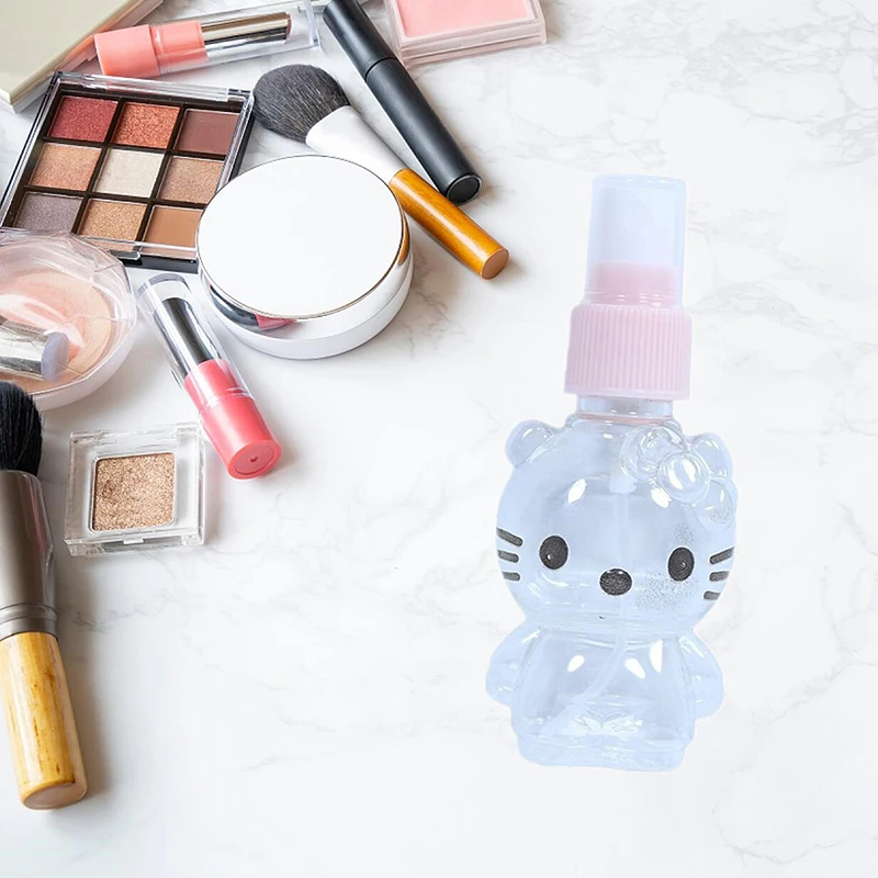 Cute Sanrio Dispenser Travel Portable Spray Bottle Anime Hellokittys Mist Makeup Hydrating Toner Alcohol Sprays Bottle 50ml