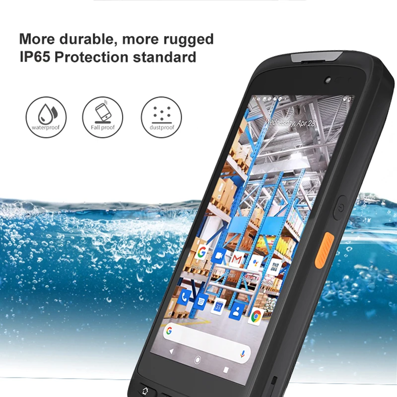 5 inch Mobile PDA Android 11 IP65 Rugged 4G Wifi Bluetooth GPS Camera 2D Barcode Scanner Handheld PDA