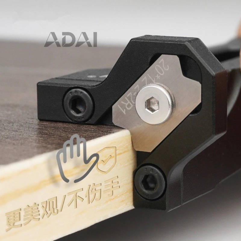 

Wooden board chamfering machine, deburring and trimming machine, woodworking planing and sealing edge strip, manual arc machine