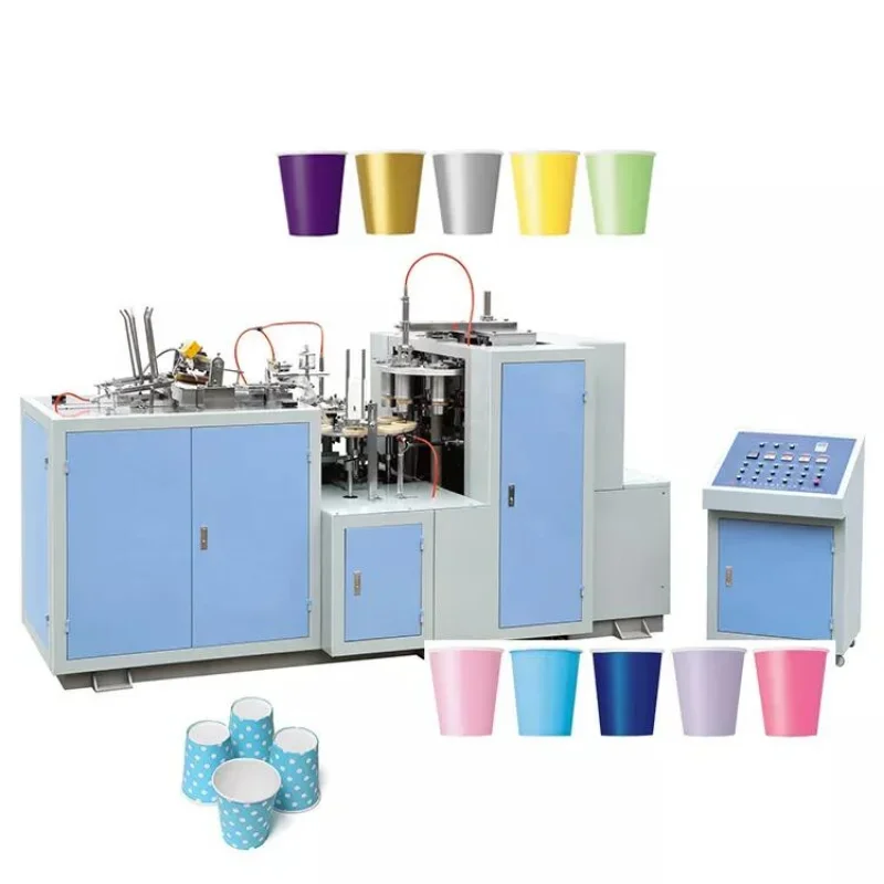 YG Factory Price Paper Cup Production Line Disposable Paper Cup Making Machine Ultrasonic Paper Cup Printing Punching Machine