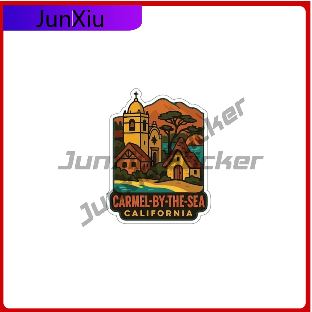 Carmel-by-the-sea waterdichte sticker accessoires vinyl vakantie sticker X500 motorfiets voorruit bumper vrachtwagen elektrische scooter
