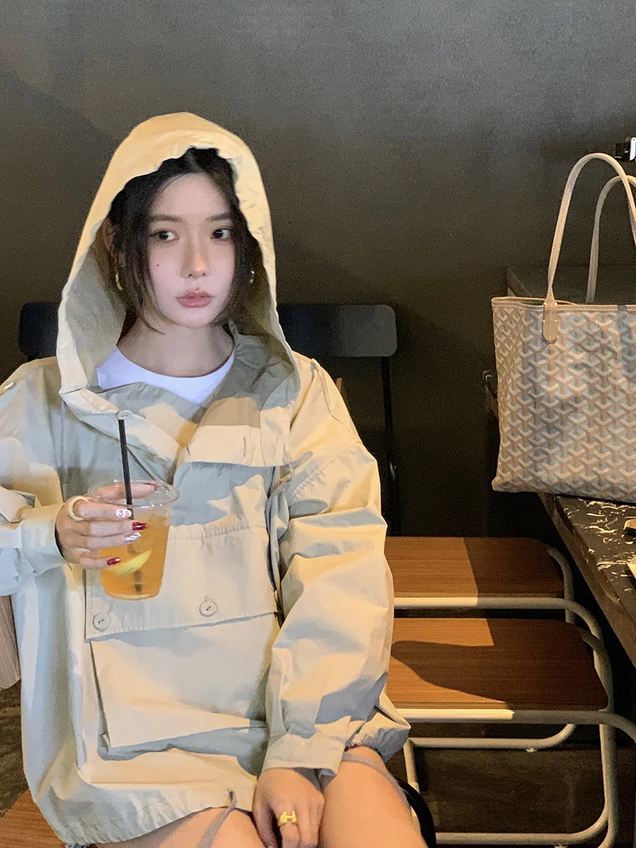 

Loose Fit Overhead Pure Cotton High Yarn Waist-Cinching Jaet Lightweight Hiking Wed Spring Outfit YUM STAR