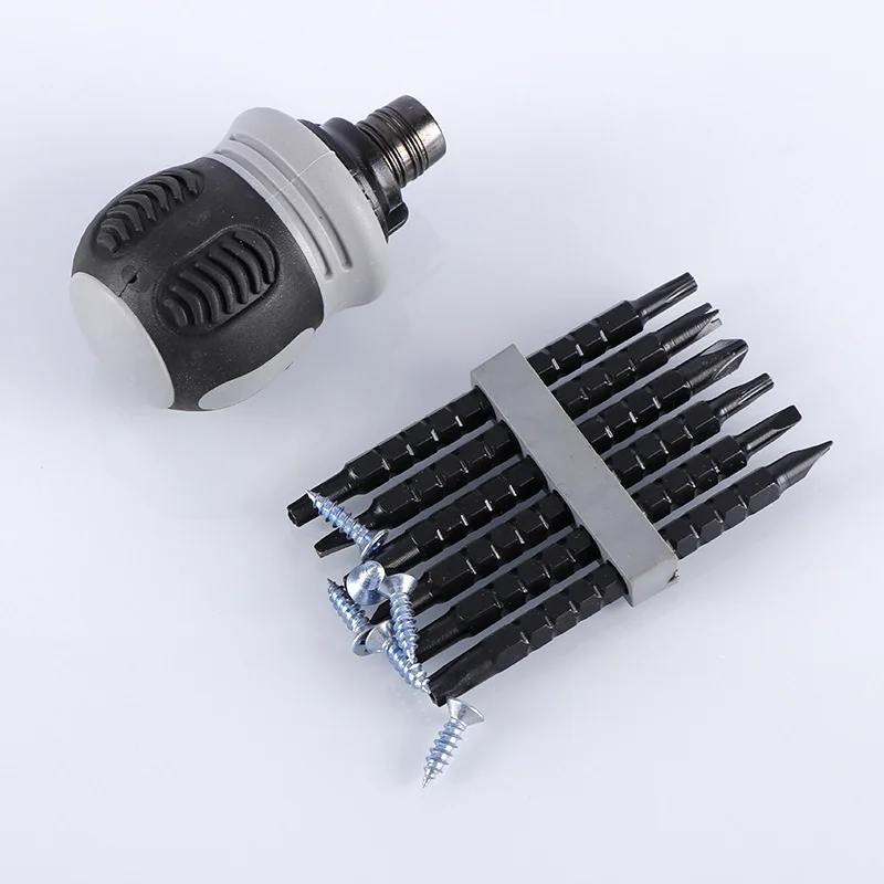 

20pcs Ratchet Wheel Dual Purpose Screwdriver Set, Multi-functional Telescopic Irregular Screwdriver Head Combination, Household