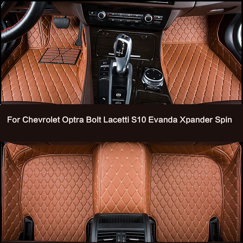 

For Chevrolet Optra Bolt Lacetti S10 Evanda Xpander Spin Custom Car Floor Mats Special Carpets Leather Carpet Car Accessories