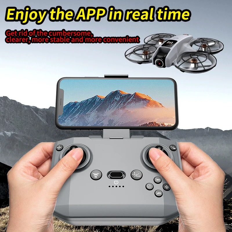 โดรน M2 Mini Rc ใหม่ปี 2025 พร้อม 8K HD 90 °   เฮลิคอปเตอร์เลนส์ปรับไฟฟ้า 360 °   พลิกของขวัญของเล่นเด็ก Quadcopter รีโมทคอนโทรล
