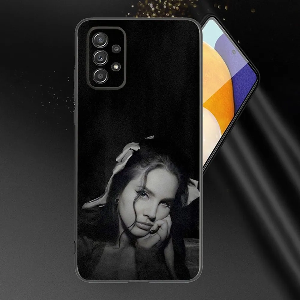 Singer L-Lana Del R-Rey Phone Case For Samsung Galaxy A13,A21s,A22,A31,A32,A52,A53,A71,A80,A91 Soft Black Phone Cover