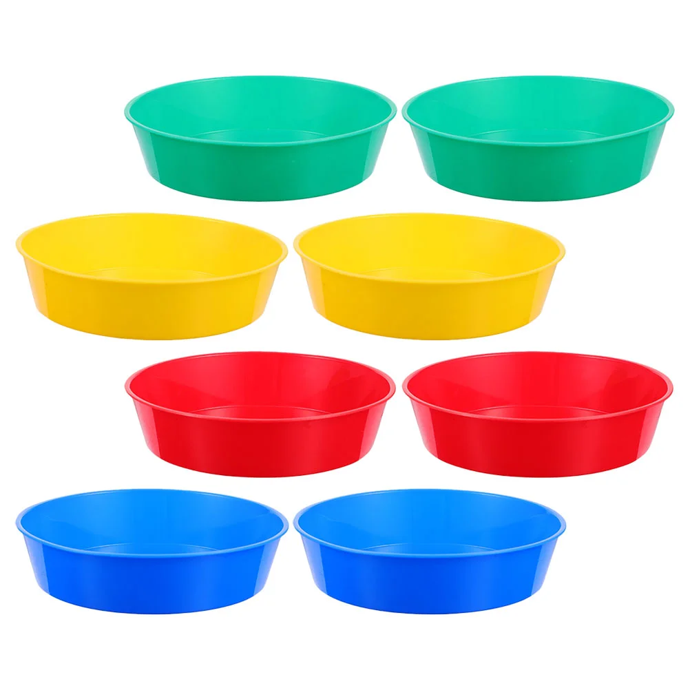 8 Pcs Plastic Palette Bowl Ink Pigment Trays Watercolor Mixers for Painting Mixing Artist Board Palettes Oil