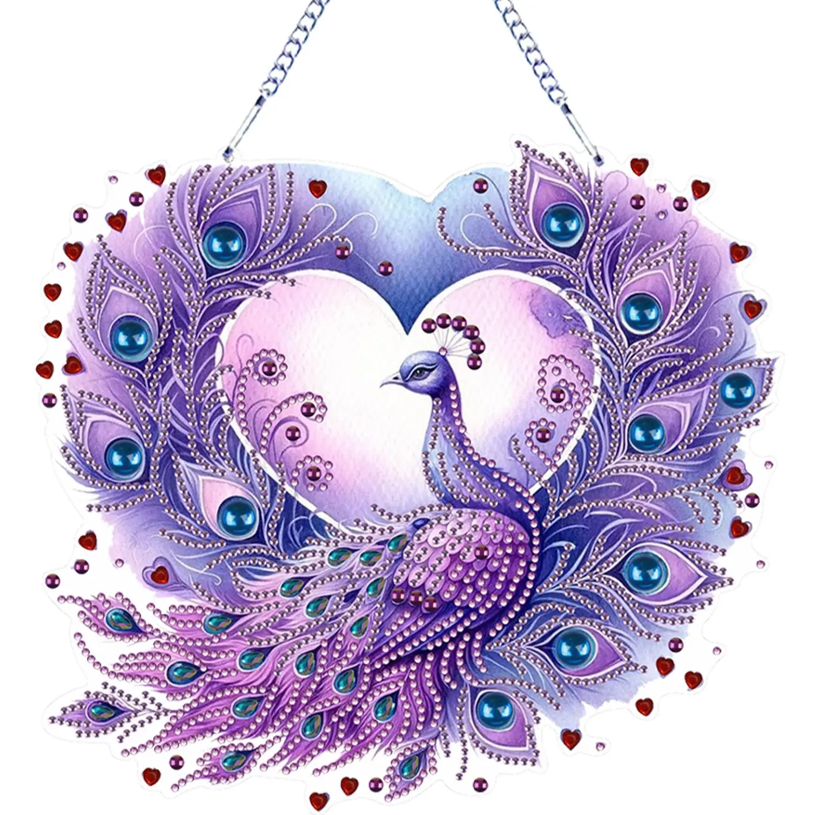 

Animal Theme 2D/Flat DIY Special Shape Rhinestone Diamond Art Window Pendants Diamond Painting Set DIY Home Decor Hanging Charm