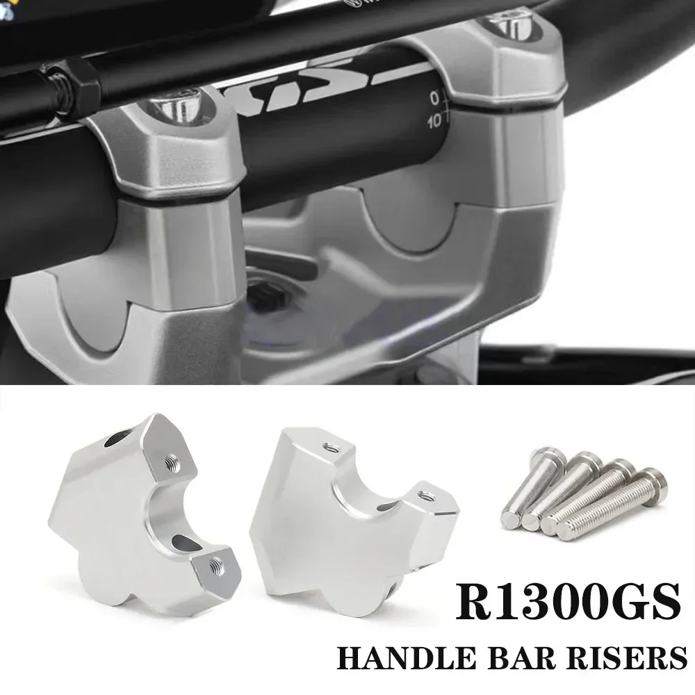 

For BMW R 1300 GS R1300GS 2024- Accessories Motorcycle CNC Aluminum Handlebar Riser Heightening Clamp Mount