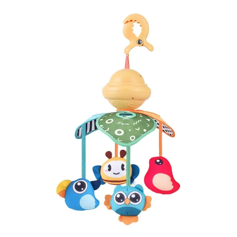 

Rotatable Crib Mobile Musical Bed Bell Wind Chime Pendant Hangable Electric Music Crib Bell Decorative Musical Crib Mobile