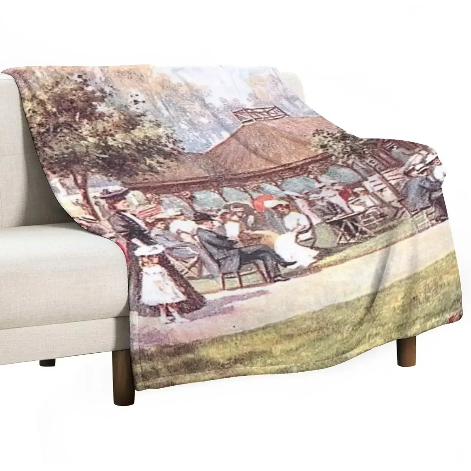 Tea House, Valley Gardens, Harrogate, North Yorkshire, England Throw Blanket Sleeping Bag Softest Cute Plaid Blankets