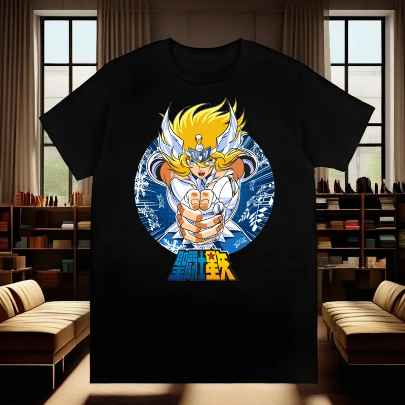 

Saint Seiya Soul Of Gold Аниме Рыцари Феникс Футболка с принтом Мужская Ретро стираные топы Футболки Harajuku Футболка Уличная одежда Хип-хоп
