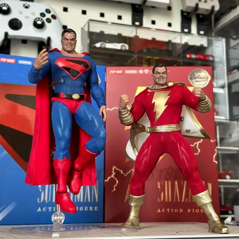 Original Superman Resonance Studios Gong Heaven'S Descent Shazam 1/12 Cloth Movable Figure Model Toy Children Christmas Gifts