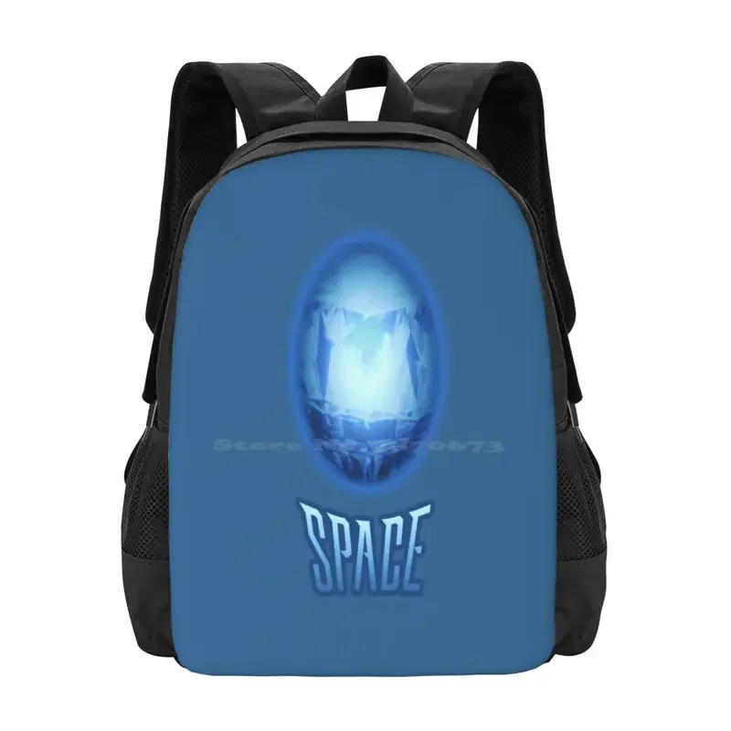 Space Stone Hot Sale Schoolbag Backpack Fashion Bags Infinity Stones Infinity War Infinity Gauntlet Mcu Geek Comic Books