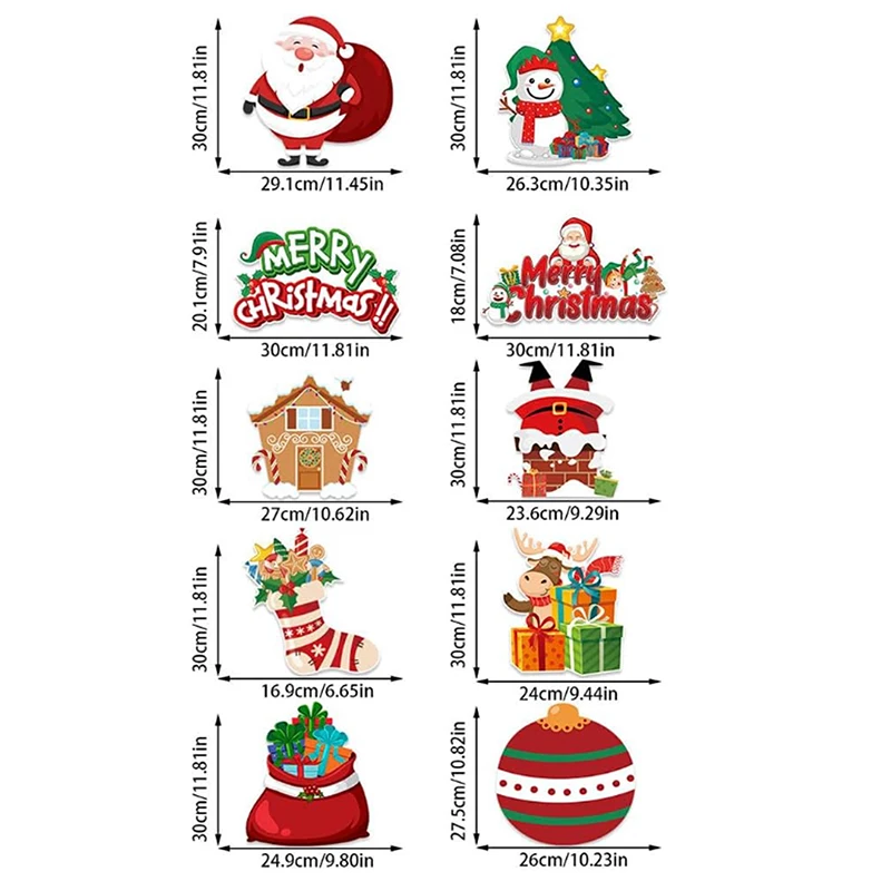 سانتا كلوز ثلج زينة عيد الميلاد عيد ميلاد سعيد معلقة الباب راية للمنزل هدايا عيد الميلاد نافيداد السنة الجديدة نويل 2025