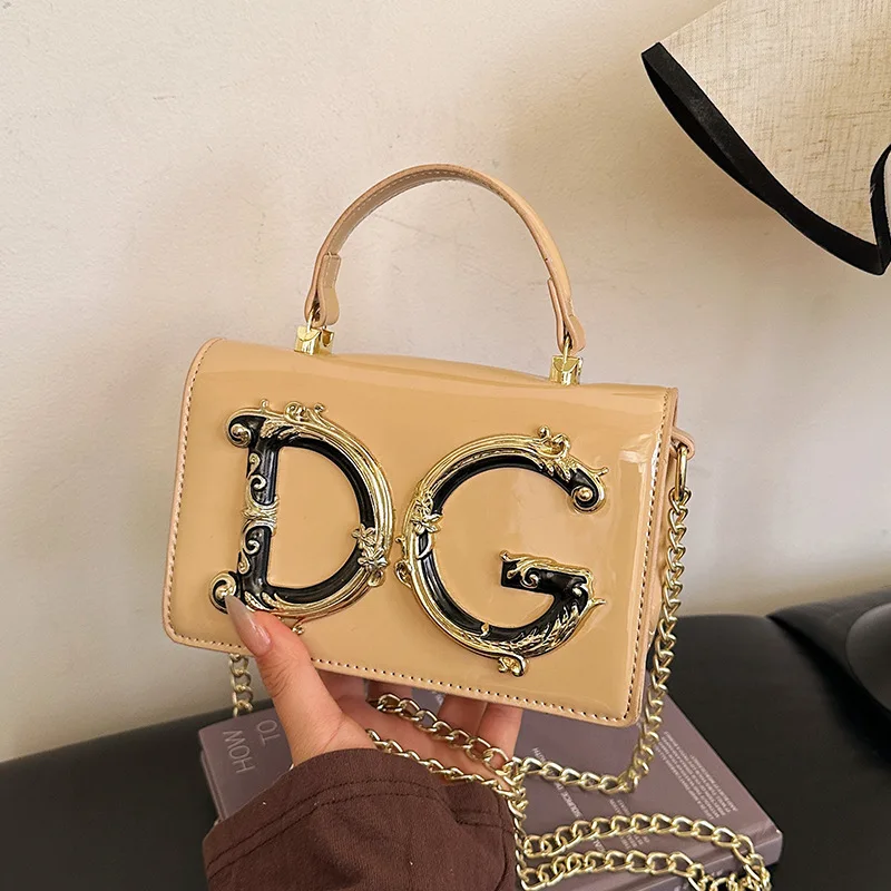 Petit sac carré pour femmes, mode hiver, chaîne polyvalente, concepteur unique célèbre, crée un sac élégant et exquis pour femmes