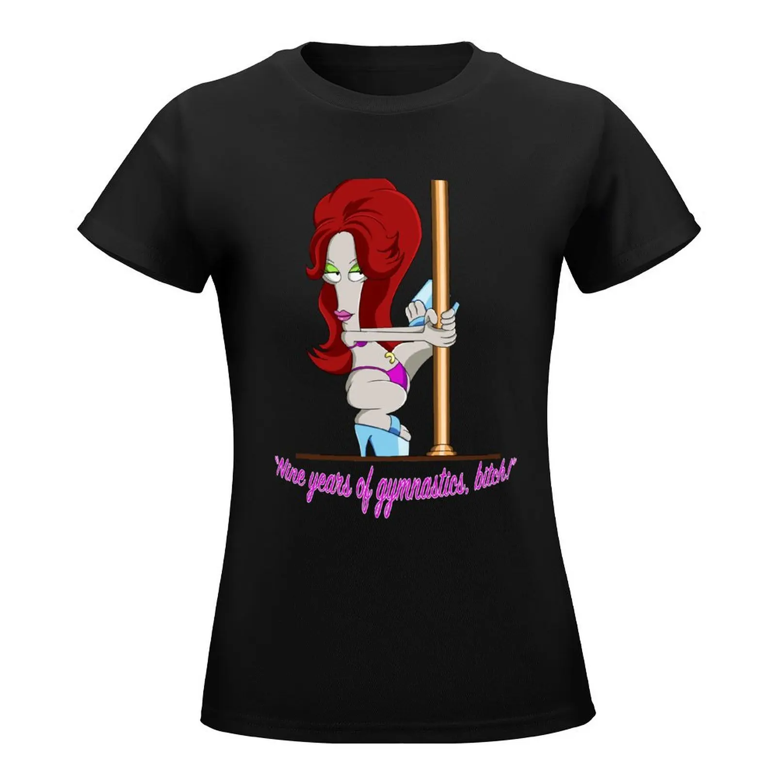 Pole Dancer Roger T-Shirt anime clothes animal print shirt for girls t-shirts for Women loose fit