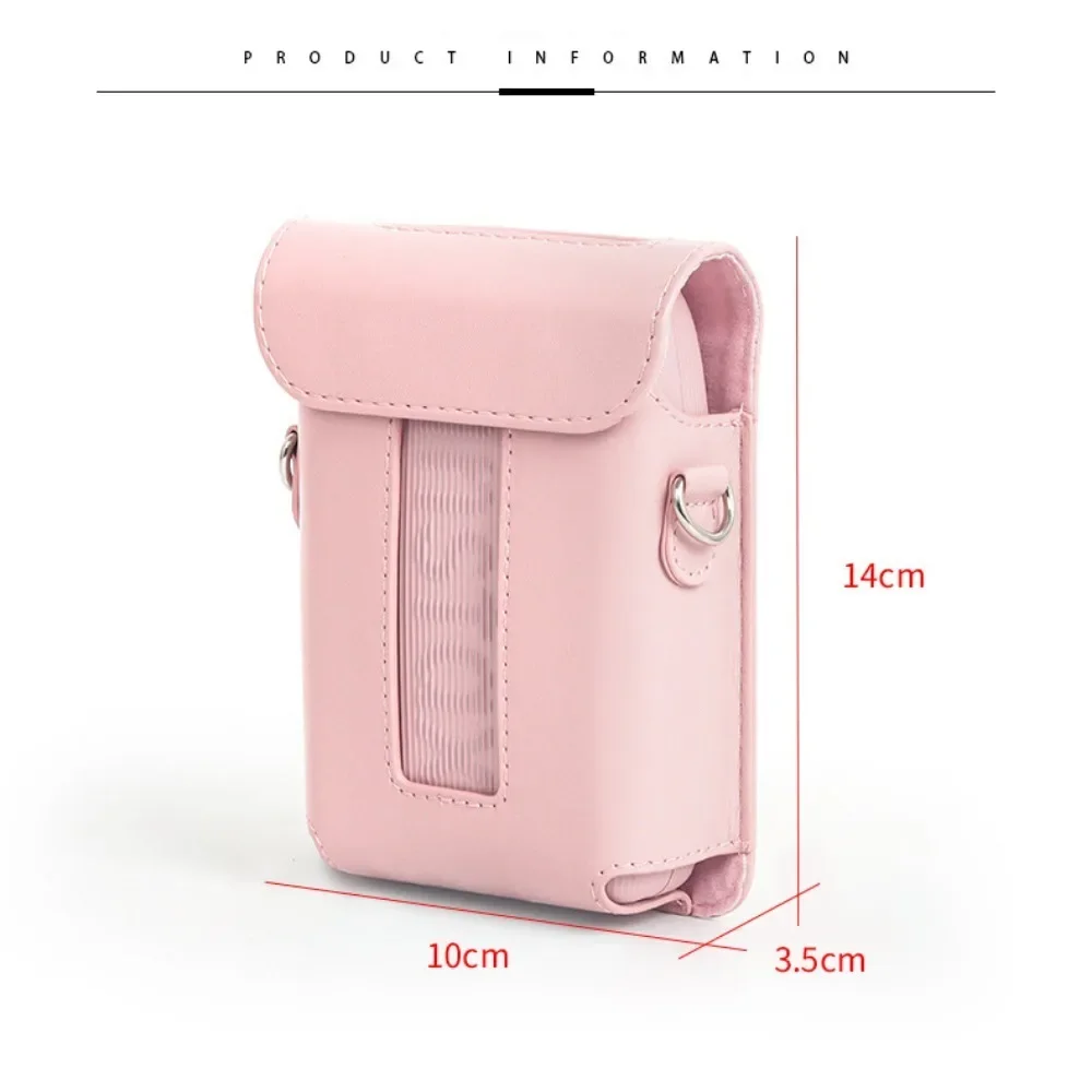 PU Leather Printer Carrying Case Retro Shockproof Storage Bag Dustproof Anti Drop for Fujifilm Instax Mini Link 3