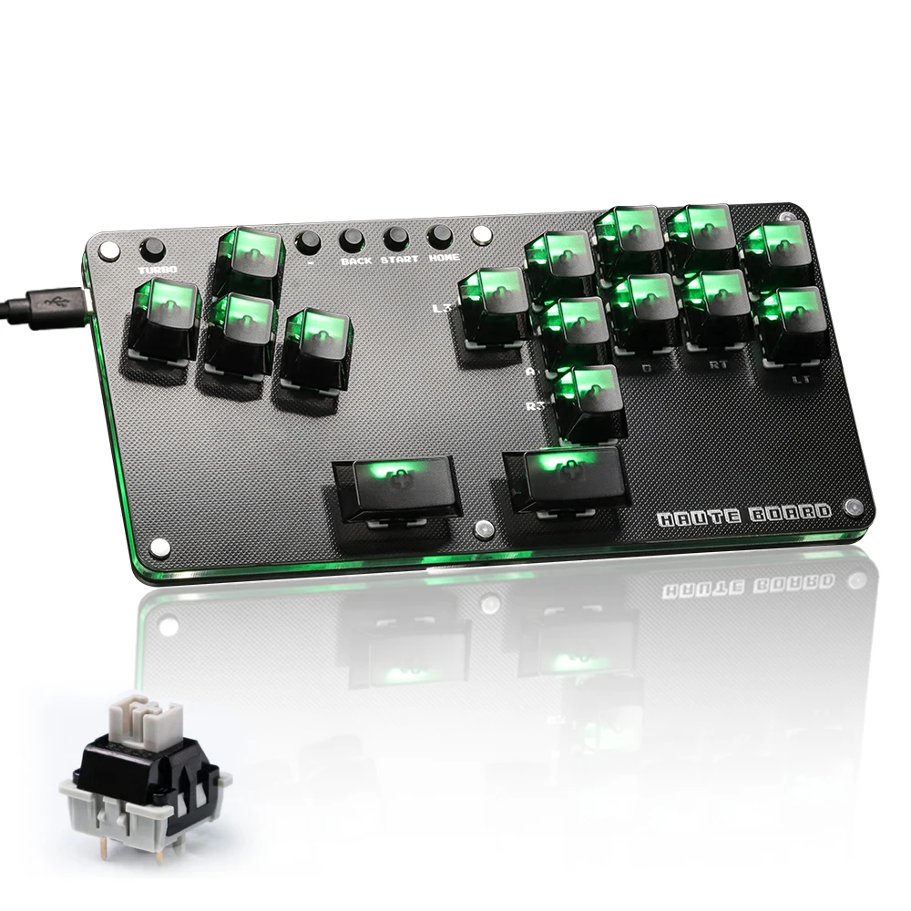 Haute42 Mini Fightstick Hitbox Leverless Controller image