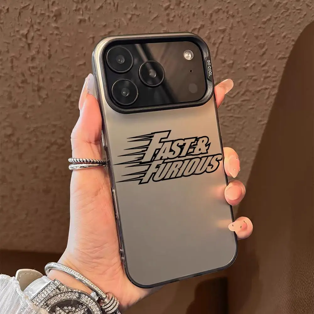 

Cool F-Fast Furious Phone Case For iPhone 17 16 15 14 13 12 11 Pro Max Air Matte Laser Aurora Shockproof Funda