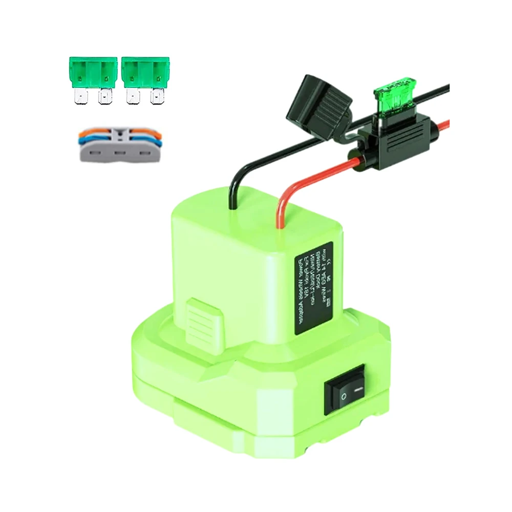 Battery Adapter For Ryobi One 18V Li-Ion Battery DIY Adapter with Fuse For BPL-18151 P102 P103 P104 P105 Adapter Converter