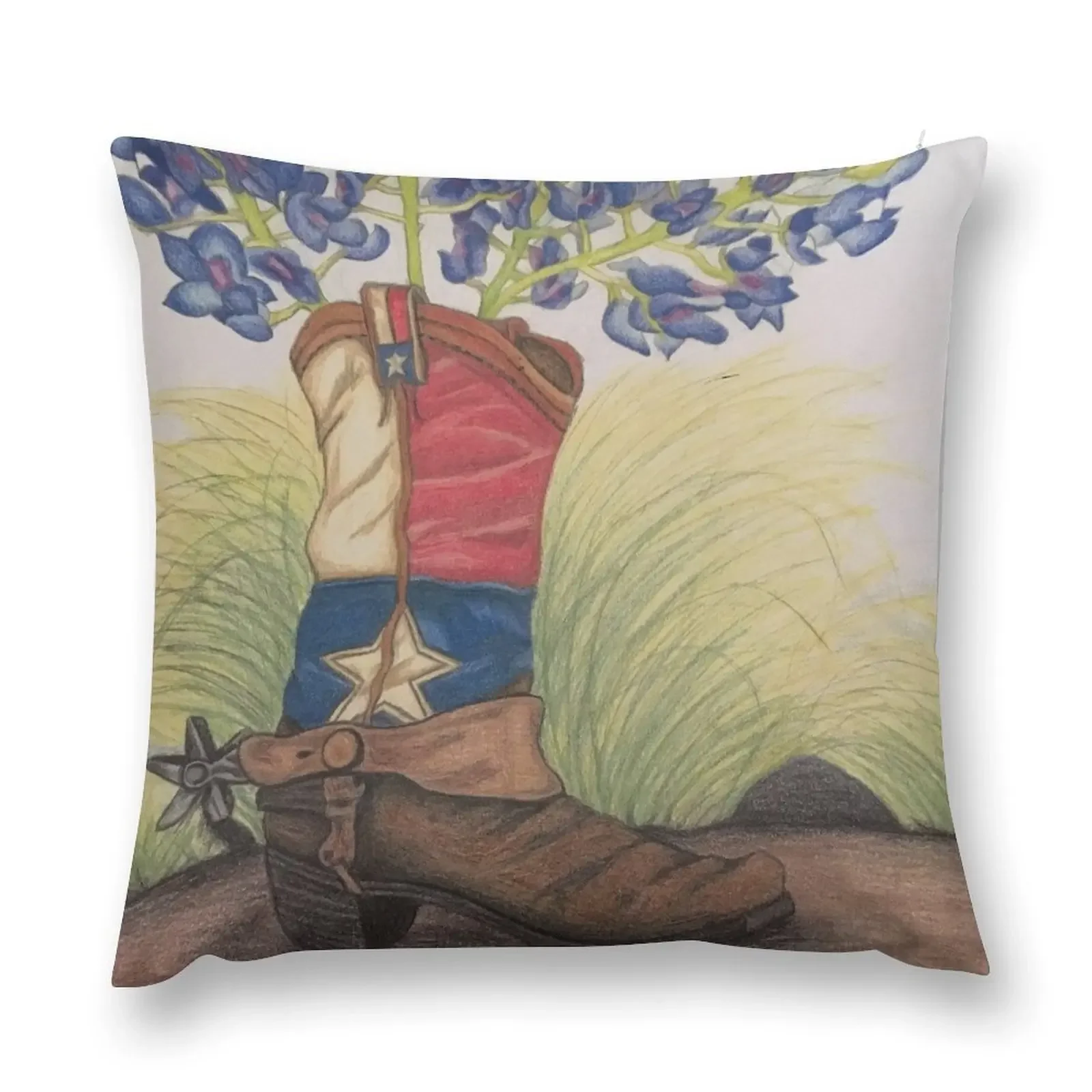 Texas BlueBonnet Throw Pillow Sitting Cushion anime girl autumn decoration pillow cover christmas pillow