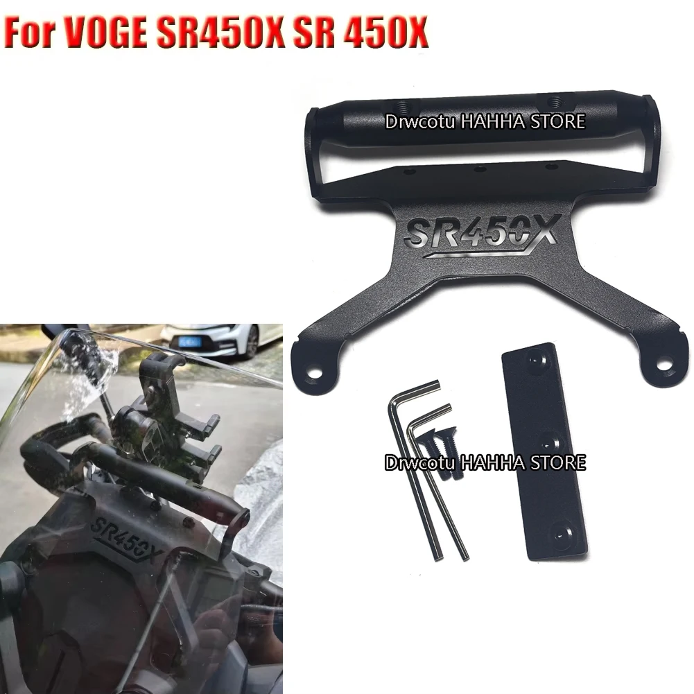 For LONCIN VOGE SR450X SR 450X Motorcycle Navigation Bracket Smartphone Stand Mobile Phone Holder Phone GPS Bracket