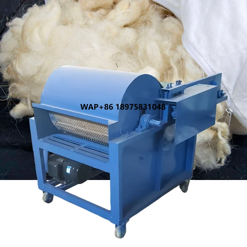 Roller type wool carding machine/high productivity wool carding machine