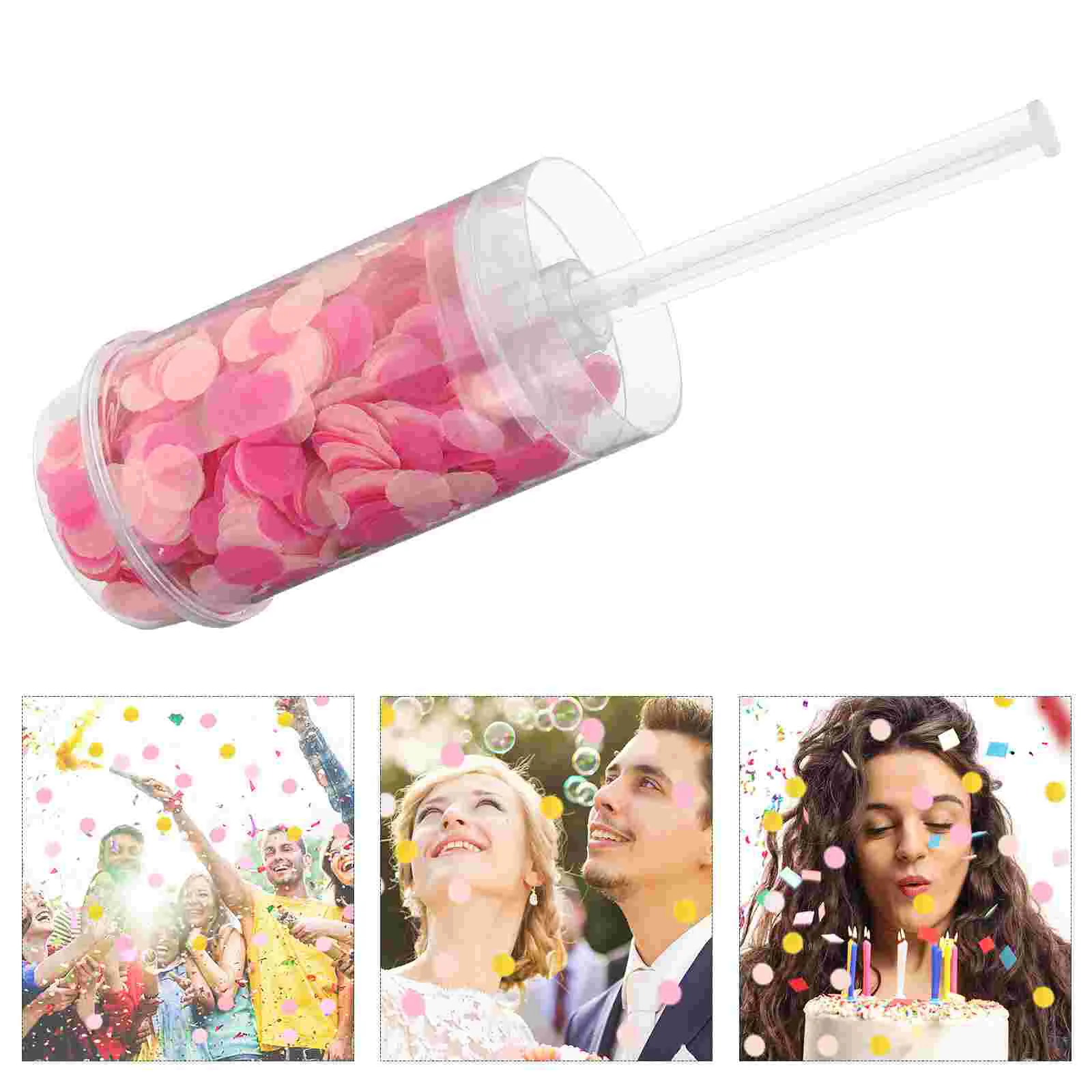 

Gender Reveal Confetti Wands Wedding Shooter Poppers Handheld Flick Flutter Party