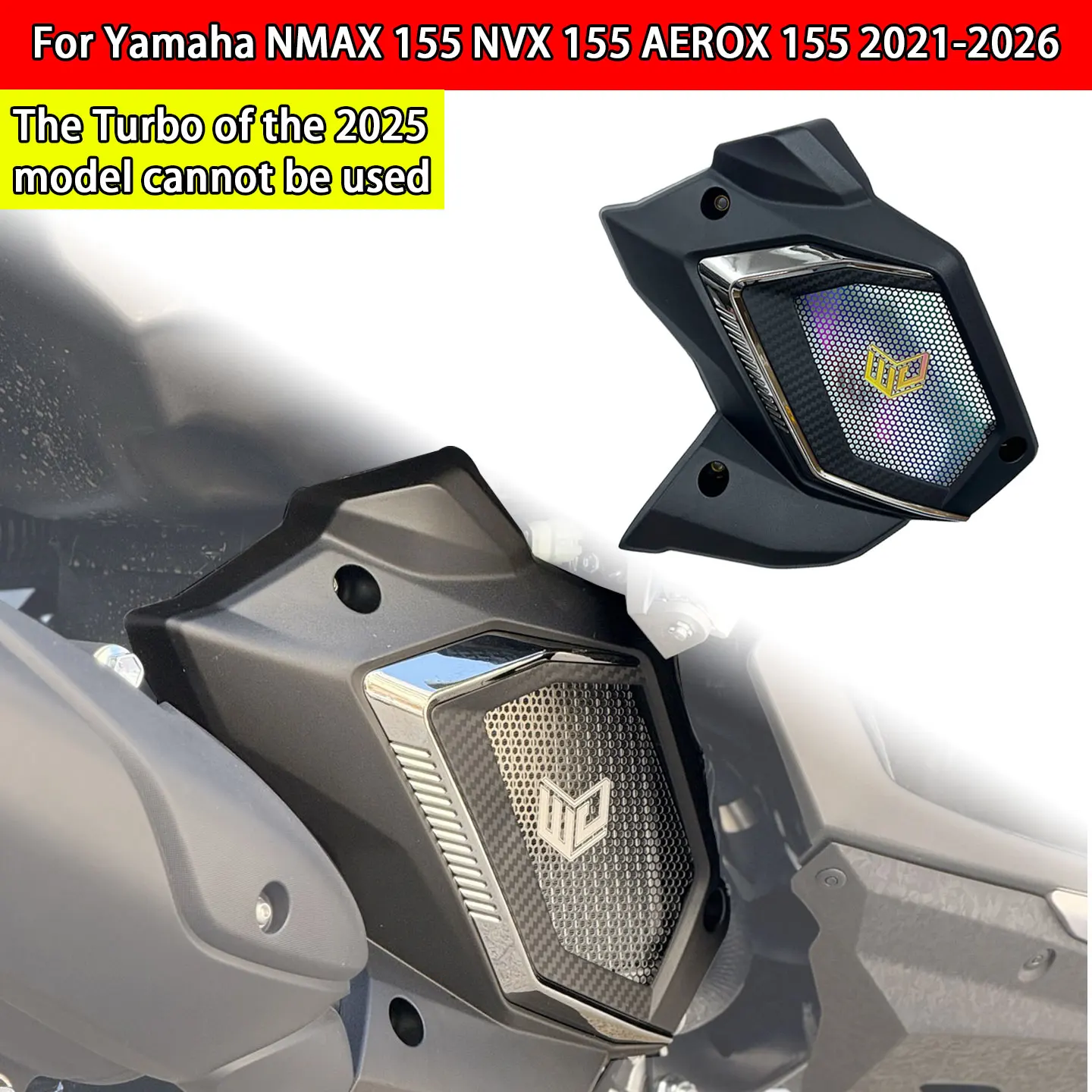 Motorcycle Radiator Grille Cover Guard Protector Radiator Panel Cover FOR YAMAHA NMAX 155 NVX 155 Aerox 155 N-MAX 2021-25 2026