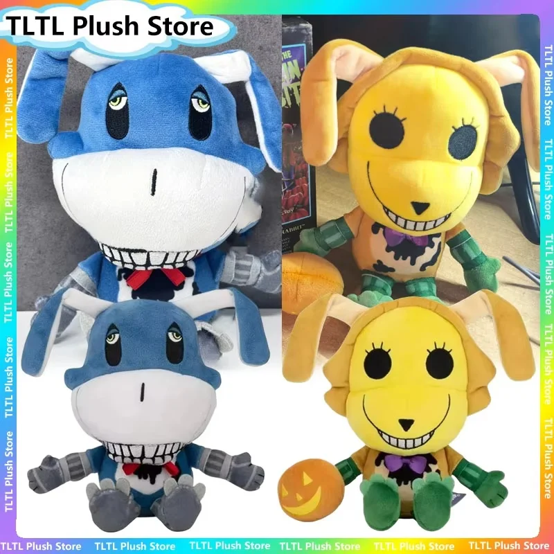 The Walten Files Plüschtier Bong Kürbis Kaninchen Horror Cartoon Serie Plüsch Niedliche Deko Sammlung Halloween Geschenke für Fans