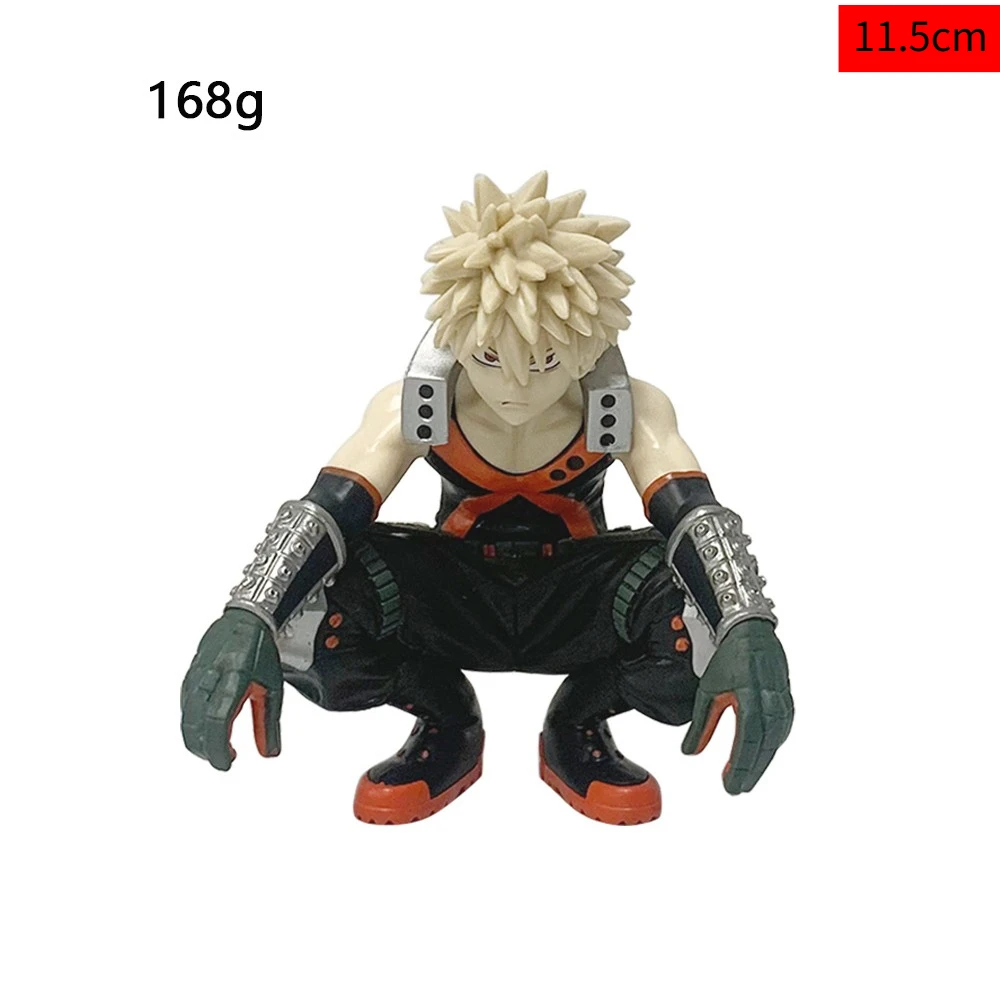 

**anime My Academia Midoriya Izuku Bakugou Katsuki Todoroki Shoto Asui Tsuyu PVC Action Figura brinquedos modelo colecionáveis