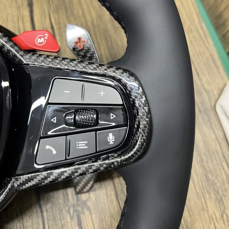 For BMW G10 G12 G05 G06 G20 G30 G32 M3 M4 Steering Wheel Horn Cover High End ACC Multi Function Buttons Horn Shell - view 3