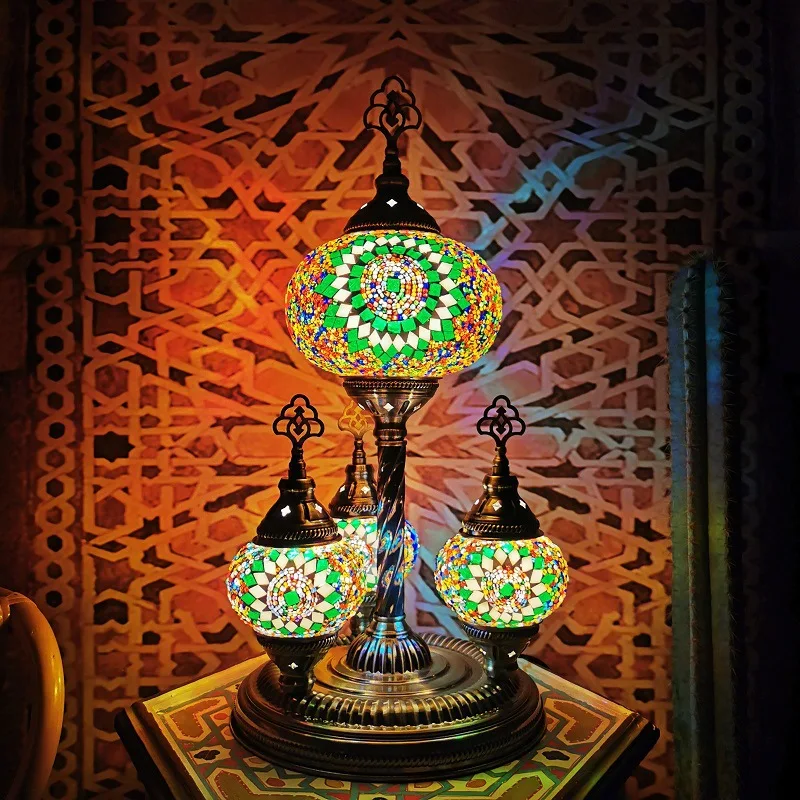 Turkish table lamp Turkish exotic restaurant Cafe Hotel Inn characteristic table lamp
