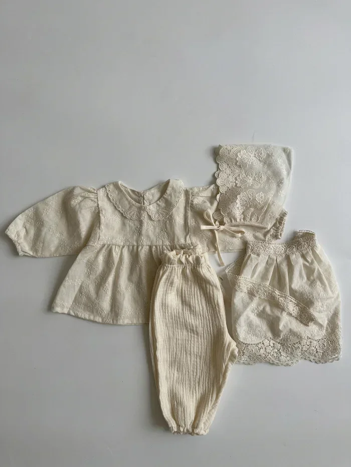 Bio-Baumwoll-Musselin-Hosen für Babys, süße Capri-Hosen mit Muster, weiche, leichte Hosen für Neugeborene und Kleinkinder, für alle Jahreszeiten. – Detail 21