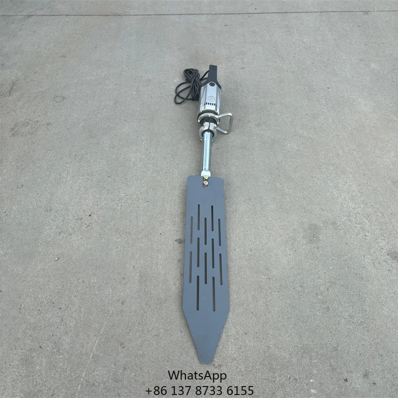 CD-CVS40C Electric Concrete Vibrating Shovel With Engine 220V 120*600mm Plate For Concrete Air Elimination
