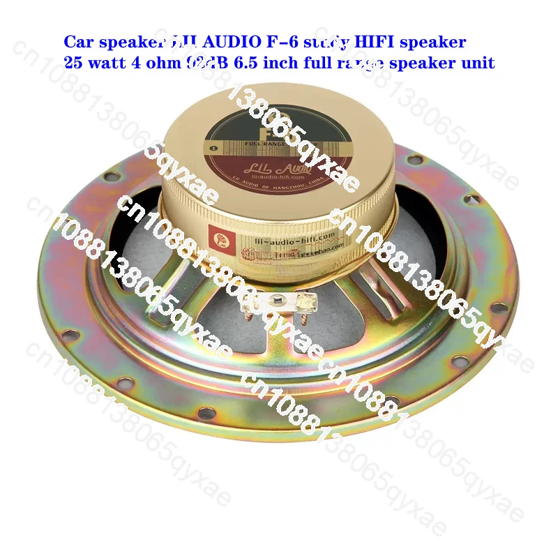 

Автомобильный/учебный динамик LII AUDIO F-6 25 Вт 4 Ом 92 дБ 2,4-дюймовый Полнодиапазонный динамик, диапазон частоты отклика: 78-20 кГц, Hi-Fi аудио
