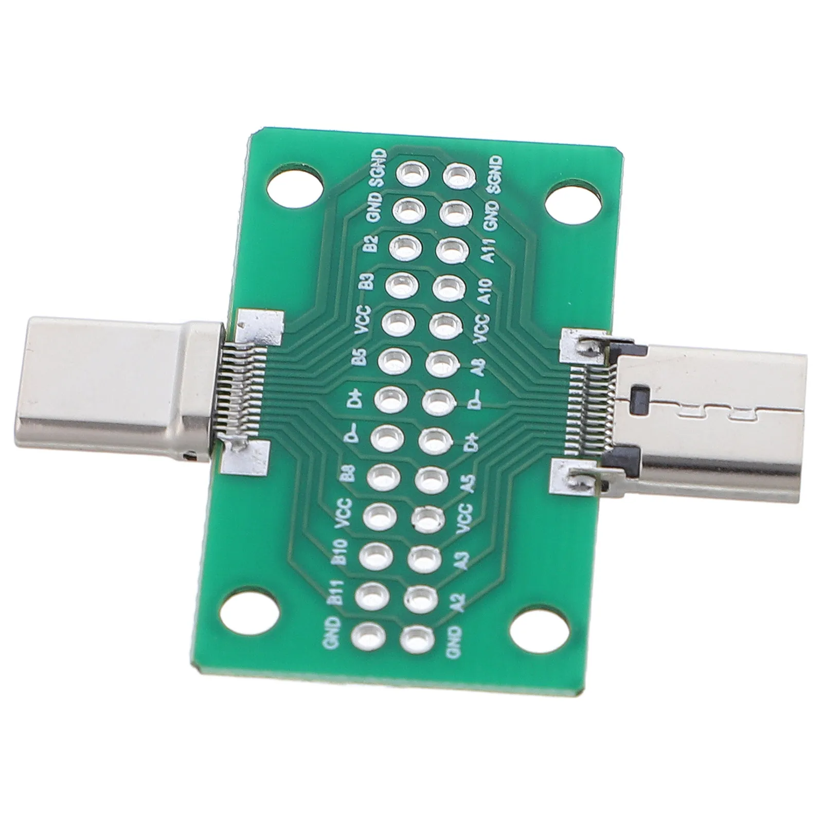 USB 3.1 Type-C Male to Female Test Board Dual-Sided Insertion for Data Testing Debugging Development USB Type-C Adapter Board