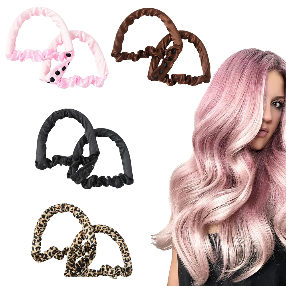 

Лента для завивки волос, плойка с пуговицами, без тепла, для сна, инструмент для укладки