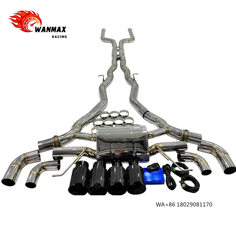 

High Performance 304ss Valved Exhaust Catback Tuning System for 2019+ M8 Valved Sport Exhaust System F91 F92 F93